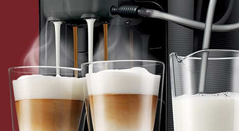 SENSEO® Latte Duo -annoskahvinkeitin lähikuvassa