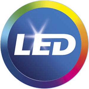 blue led tech icon