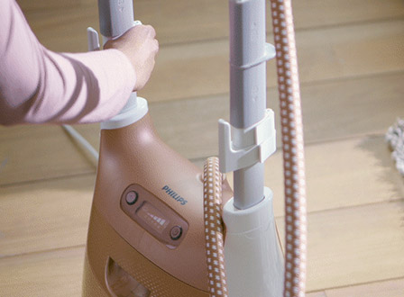 Valittavana 5 eri höyryasetusta