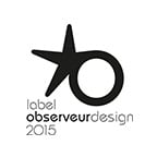 label observeur design 2015 ‑logo