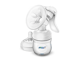 Manuaalinen Philips Avent -rintapumppu ja Philips Avent -tutit