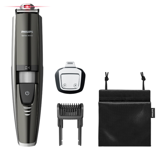 Beardtrimmer series 9000 - Maailman ainoa laserohjauksella varustettu partatrimmeri