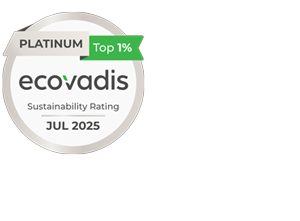 Platinamitali EcoVadis heinäkuu 2025