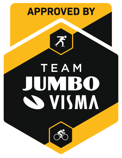 Approved by Team Jumbo-Visma -logo