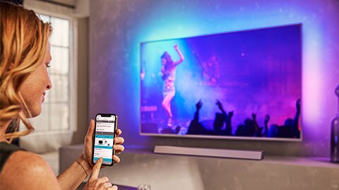 Philipsin langaton soundbar, jossa on HDMI