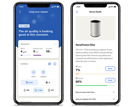 Philips Air+ -sovellus &ndash; ilmanlaatu n&auml;kyy puhelimien ruuduilla
