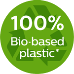 Philips Eco Conscious edition, 100-prosenttisesti biopohjaisesta muovista