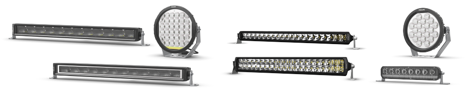 LED-ajovalojen tuoteoppaan banneri